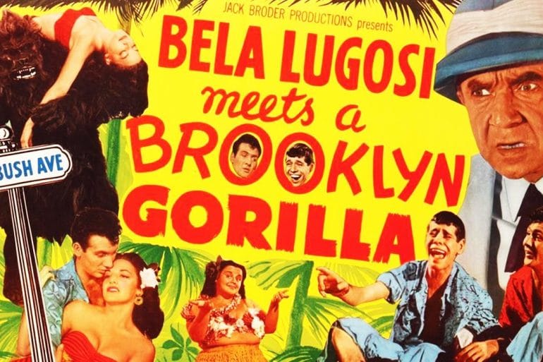 Póster de "Bela Lugosi Meets a Brooklin Gorilla"