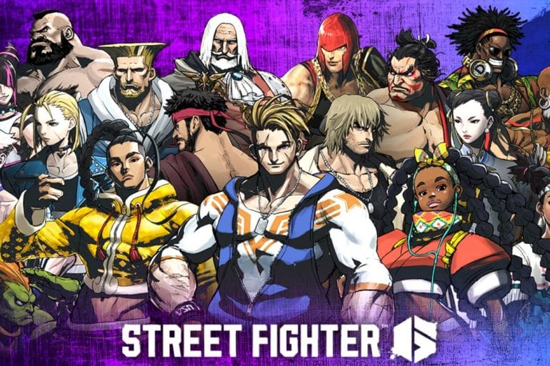 Portada de Street Fighter 6 mostrando sus personajes