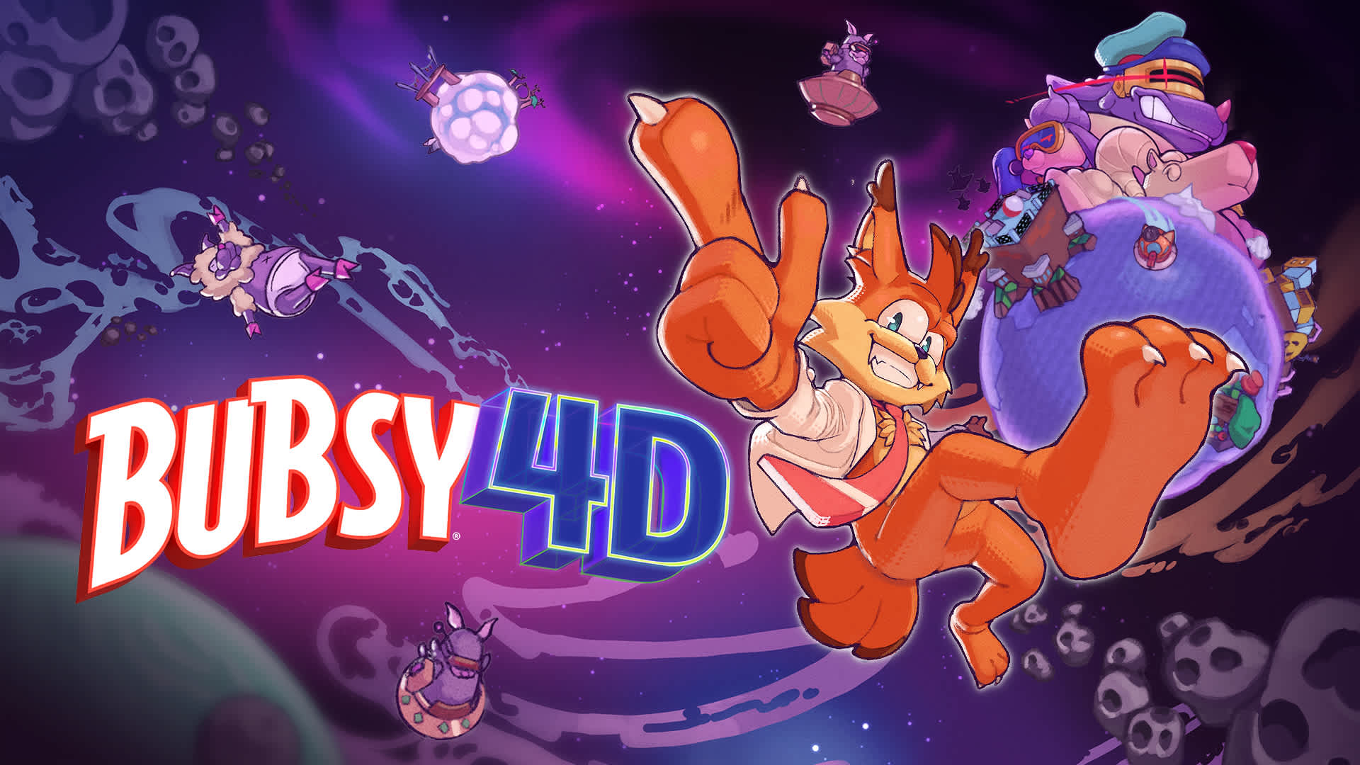 Póster de Bubsy 4D